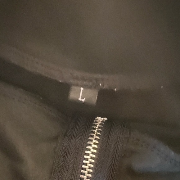 Black 1/4 Zip Thin Top - Woman’s Large - Picture 4 of 4